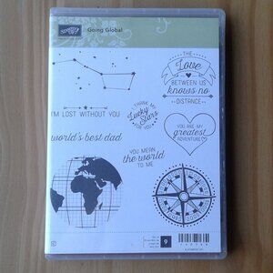 BNIB Stampin' Up! Going Global Stamp Set #140748